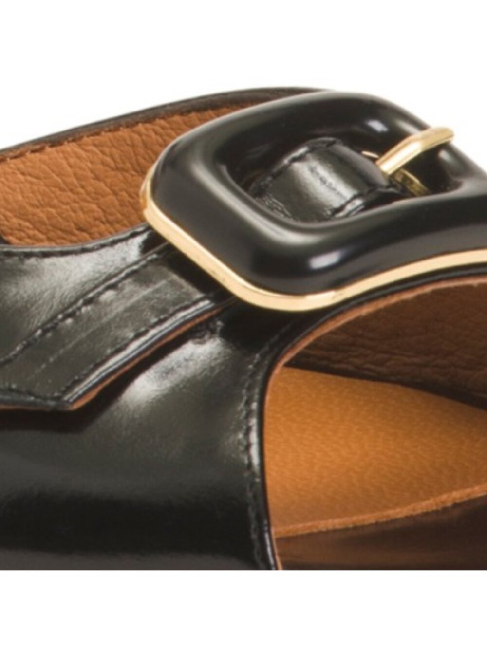 ANGEL ALARCON Made In Spain Leather Ankle Strap Heeled Sandals - Picture 4 of 4
